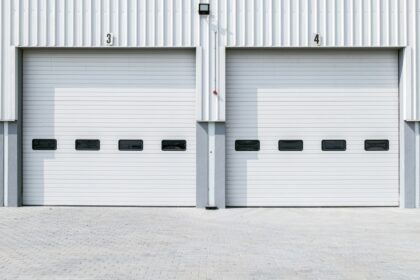 Hangar,Sliding,Gates,Close,Up