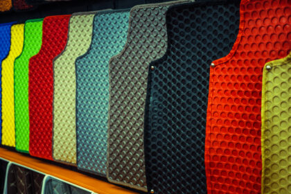 Rubber,Floor,Mat,In,Car.