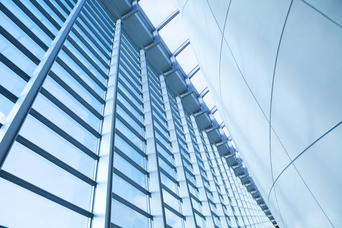 Modern Office Building structer Reflections