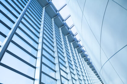 Modern Office Building structer Reflections