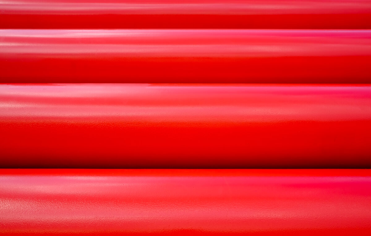 Red,Steel,Pipe,,Sculpture,,Background