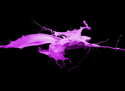 Paint,Splash,Isolated,In,Black,Background