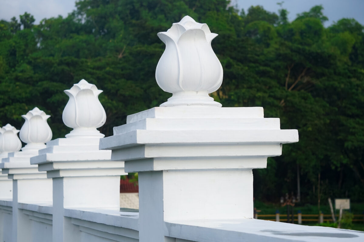 White fence